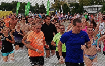 Beach Run mezítlábas futás a Balatonban